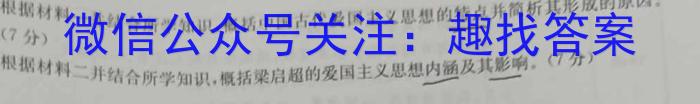 江西省南城县2023年中考模拟考试（4月）历史