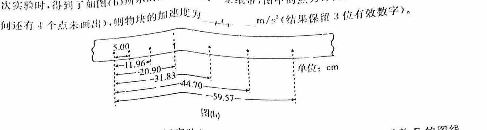 九师联盟 2022~2023学年高三押题信息卷(老高考)(三)-物理