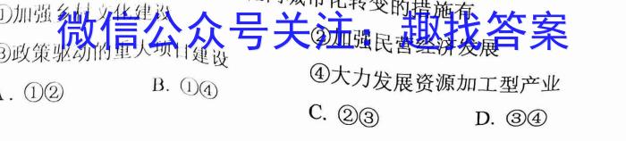 新向标教育 淘金卷2023年普通高等学校招生考试模拟金卷(一)地.理