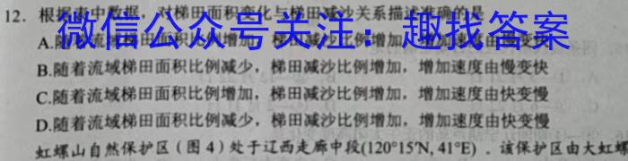 2022-2023学年内蒙古高二考试4月联考(标识△)s地理