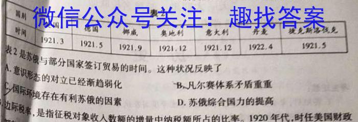 河北省2022-2023学年第二学期高二年级期中考试(23554B)政治s