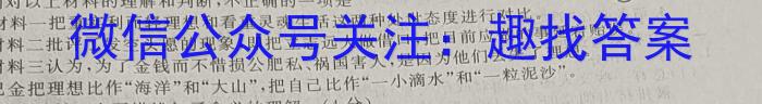 安徽省C20教育联盟2023年九年级第二次学业水平检测语文