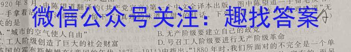 萍乡市2022-2023学年度第二学期高二期中考试(23-421B)政治s