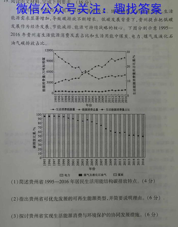 ［晋一原创模考］山西省2023年初中学业水平模拟试卷（三）s地理