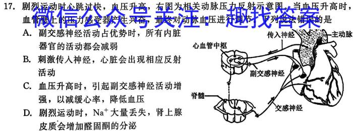 贵州天之王教育2023届全国甲卷高端精品押题卷(四)生物