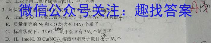 2023年河北省初中毕业生学业考试模拟(五)化学