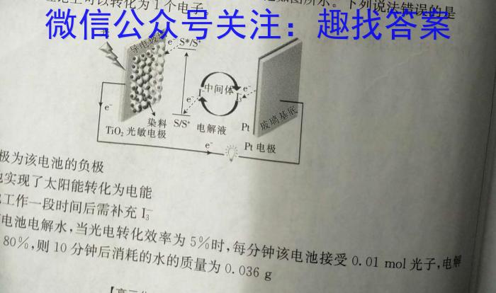 佩佩教育·2023年普通高校统一招生考试 湖南四大名校名师团队猜题卷化学