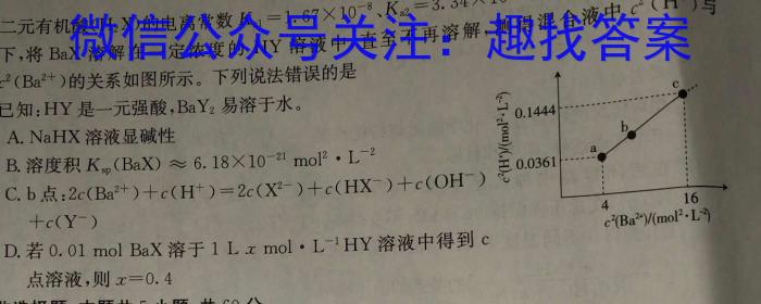 山西省2024届八年级阶段评估【R-PGZX F SHX（六）】化学