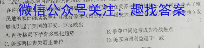 皖智教育 安徽第一卷·百校联盟2023届中考大联考&政治