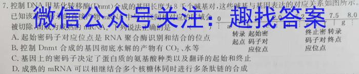 2024~23年度信息压轴卷 老高考(四)生物