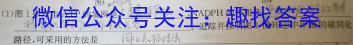 青桐鸣高考冲刺 2023年普通高等学校招生全国统一考试押题卷(一)生物