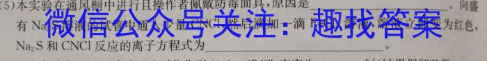 2023年普通高等学校招生全国统一考试 23·JJ·YTCT 金卷·押题猜题(九)化学