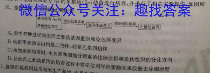 衡水金卷先享题2022-2023下学期高三二模考试生物