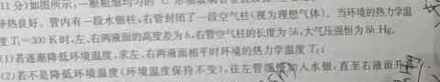 金考卷2023年普通高等学校招生全国统一考试 新高考卷 押题卷(三)-物理