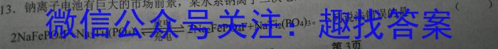 2023年河北省初中毕业生学业考试模拟(四)化学