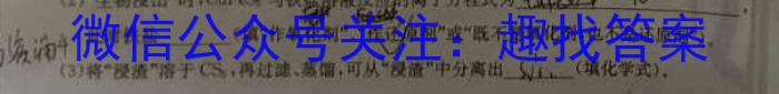 2022-2023学年安徽省七年级下学期阶段性质量监测（六）化学