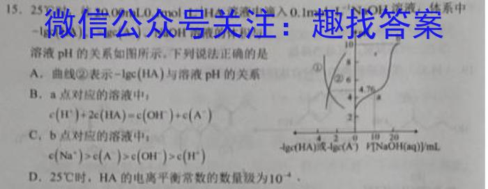 2023年普通高等学校招生全国统一考试 23·JJ·YTCT 金卷·押题猜题(九)化学