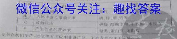 江西省2023年赣北学考联盟第一次联考（九年级）化学