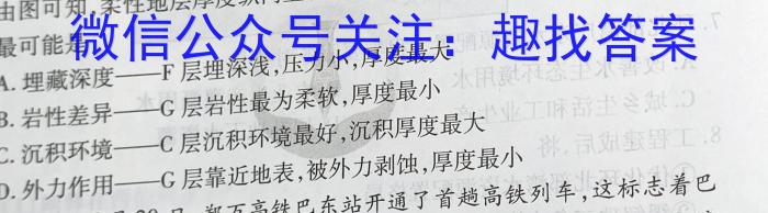 群力考卷·压轴卷·2023届高三第一次s地理