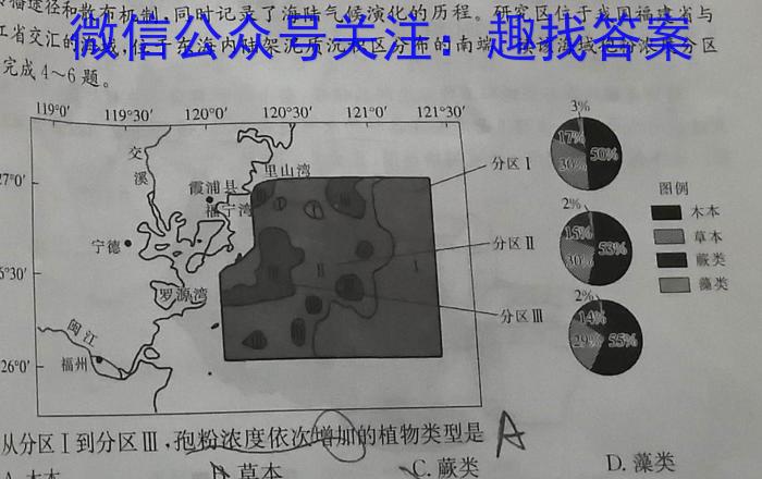 江西省修水县2023年九年级学考第一次模拟考试地理.