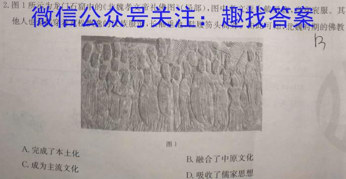 天一大联考2024-2023学年高三阶段性测试（六）历史