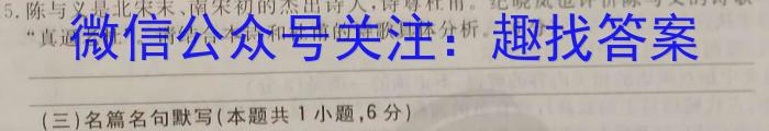 安徽省2024届八年级第七次阶段性测试(R-PGZX G AH)语文