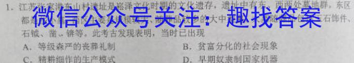 安徽省六安市2024-2023学年度第二学期八年级期中质量调研&政治