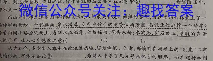 2023年普通高等学校招生全国统一考试 高考仿真冲刺押题卷(二)语文