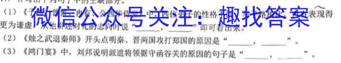 2023普通高校招生全国统一考试·全真冲刺卷(二)语文