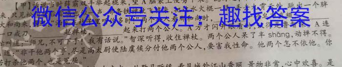 2023年安徽省中考冲刺卷(一)语文