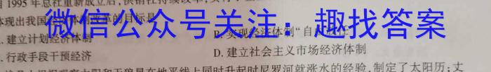 文博志鸿 2023年河南省普通高中招生考试模拟试卷(预测二)历史试卷