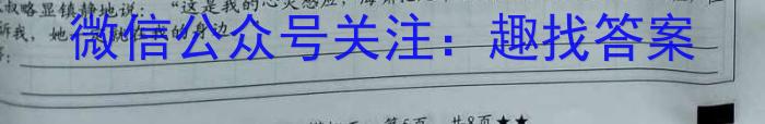 安徽省2023年初中毕业学业考试模拟试卷（5月）语文