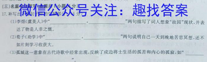 昆明市第一中学2023届高中新课标高三第九次考前适应性训练语文