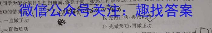 安徽省马鞍山市2023年九年级监测试卷及答案物理`