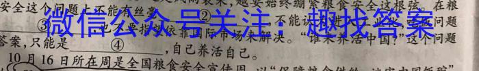 2023年中考导向预测信息试卷(三)语文