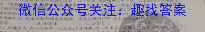 安徽省2022-2023学年九年级联盟考试（三）地理.