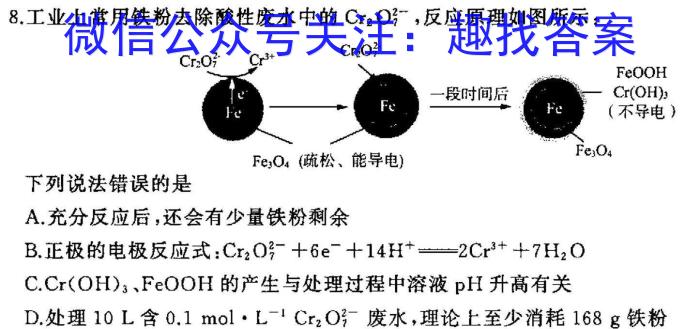 2023届江西省高三4月联考(23-399C)化学