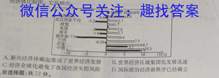 河北省2024~2023学年高一(下)第二次月考(23-392A)&政治