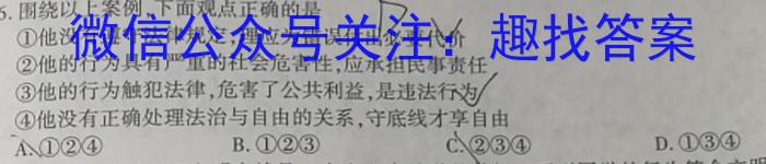 2023年九师联盟高三年级4月质量检测（L）s地理