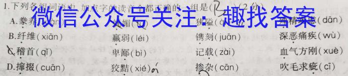 江西省2022-2023学年度八年级5月月考练习（七）语文