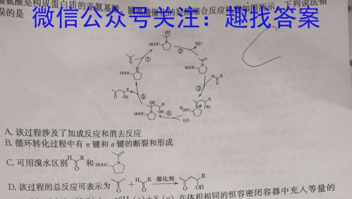 学林教育2023年陕西省初中学业水平考试·名师导向模拟卷(三)化学