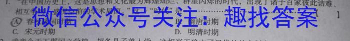 2023年湖南省普通高中学业水平合格性考试高一仿真试卷(专家版五)历史