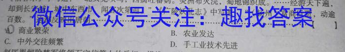 湖北省部分普通高中联盟2022-2023学年度高二年级下学期期中联考(2023.04)历史