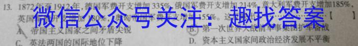 天一大联考 2022-2023学年高中毕业班阶段性测试(六)历史试卷