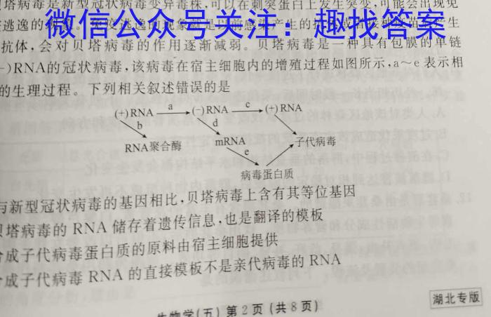 2023届辽宁省高三4月联考(23-440C)生物