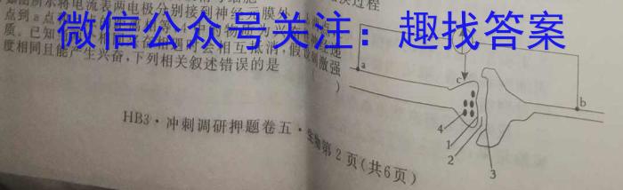 2023届贵州省六校联盟高考实用性联考卷(四)生物试卷答案