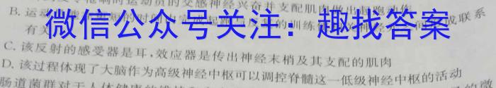 安徽省2022-2023学年第二学期八年级期中作业调研生物