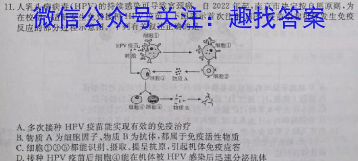 安徽省蒙城县2023年初中毕业学业考试模拟试卷生物