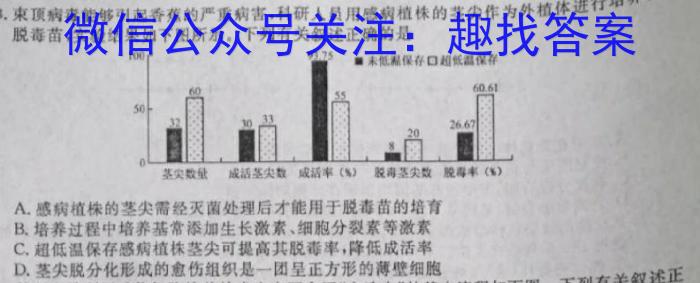 高考金卷2023届高三D区专用 老高考(三)生物