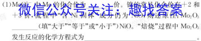 2023届河南省高三高考仿真适应性测试化学